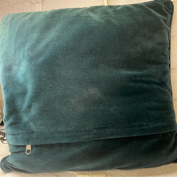 Accent Pillows in Blue with Geometric Pattern - Picture 2 of 7